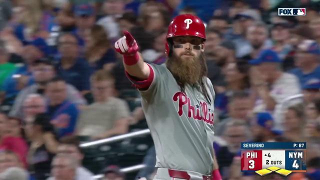 Carrera, Phillies 3-4 Mets: MLB