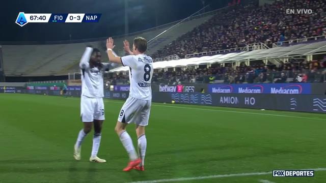 Gol, Fiorentina 0-3 Napoli: Serie A