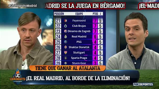 Mucha seriedad en el Real Madrid previo al duelo ante Atalanta en Champions League: El Chiringuito