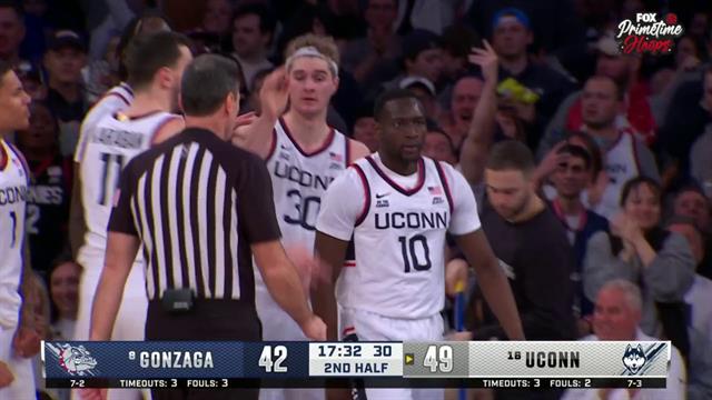 Gonzaga 42-50 UCONN: College Basketball