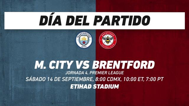 M. City vs Brentford, frente a frente: Premier League