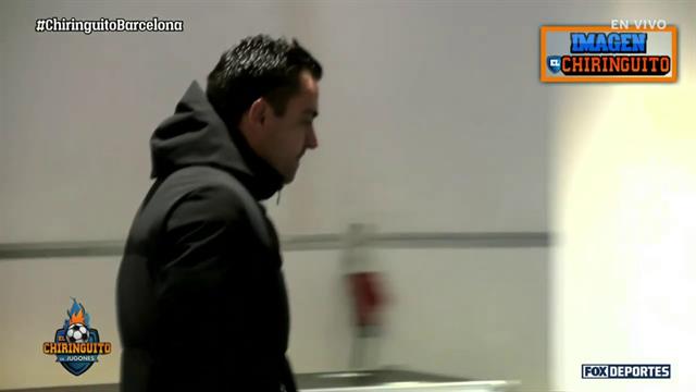 Miradas al suelo y gestos molestos, así se fue el Barcelona del estadio: El Chiringuito