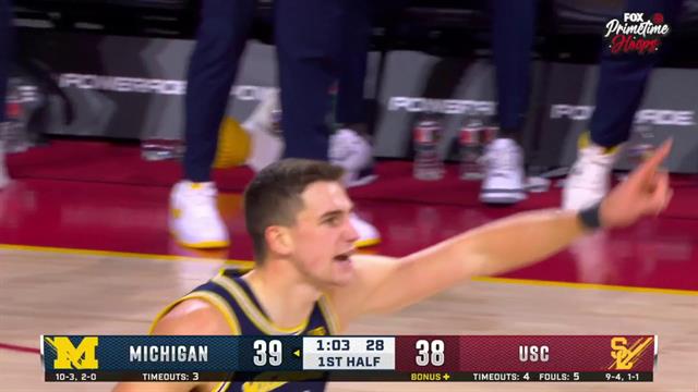 Michigan 39-38 USC: College Basketball