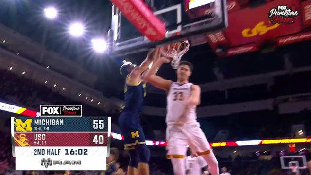 Michigan 55-40 USC: College Basketball