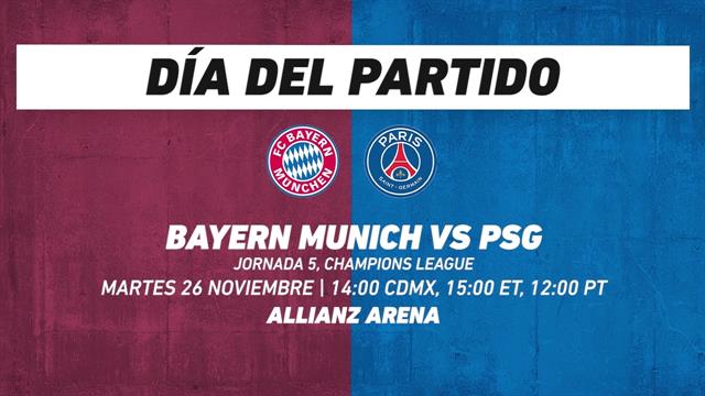 Bayern Munich vs PSG, frente a frente: Champions League