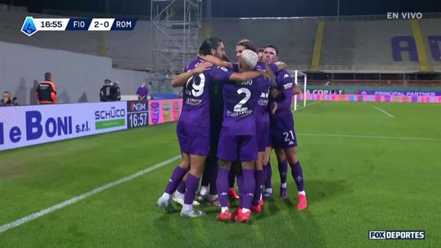 Gol, Fiorentina 2-0 Roma; Seria A