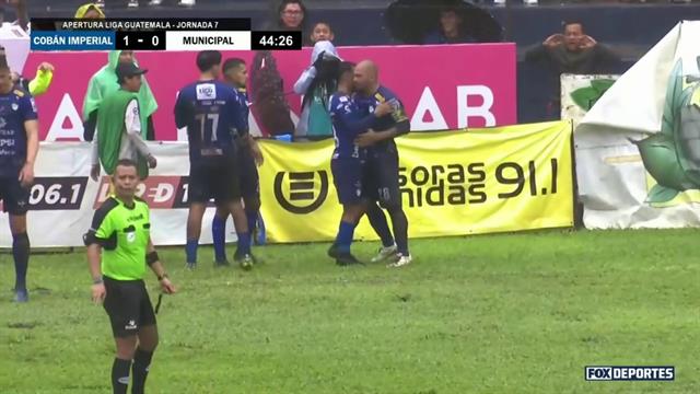 Gol, Cobán Imperial 1-0 CSD Municipal: Liga de Guatemala