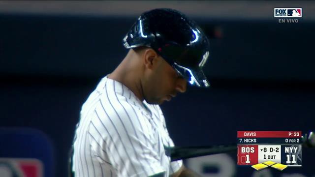 Carrera, Red Sox 1-12 Yankees: MLB