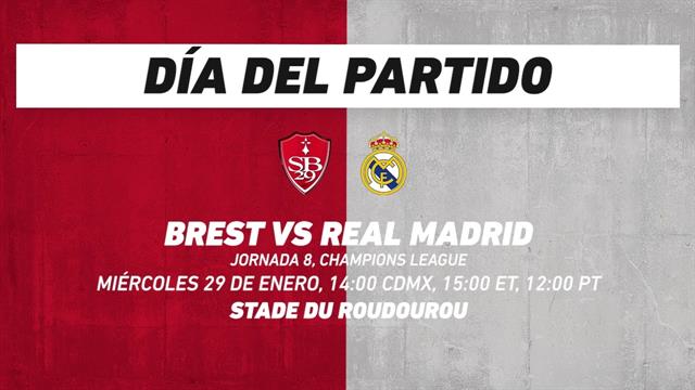 Brest vs Real Madrid, frente a frente: Champions League