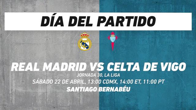 Real Madrid vs Celta de Vigo, frente a frente: La Liga