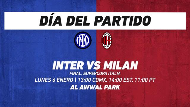 Inter vs Milan, frente a frente: Serie A