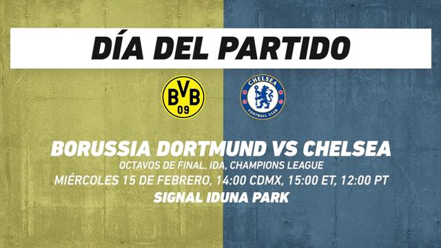 Dortmund vs Chelsea, frente a frente: Champions League