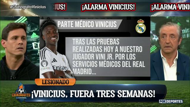 Vinícius se lesiona antes de la Champions League, ¿culpa de Carlo Ancelotti?: El Chiringuito