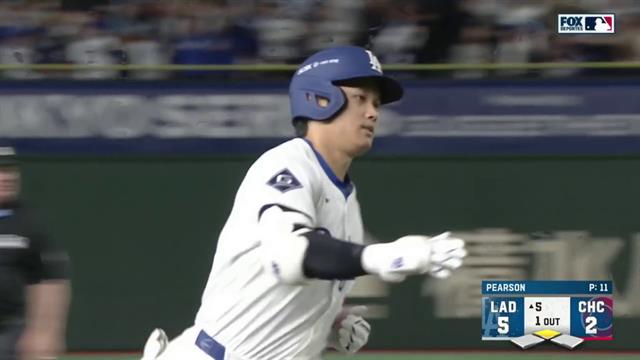 HR, Chicago Cubs 2-6 Los Angeles Dodgers: Tokyo Series