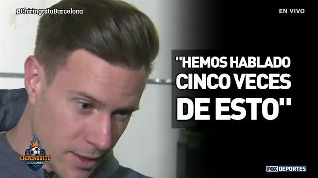 Ter Stegen se molesta por el tema de Gündogan: El Chiringuito