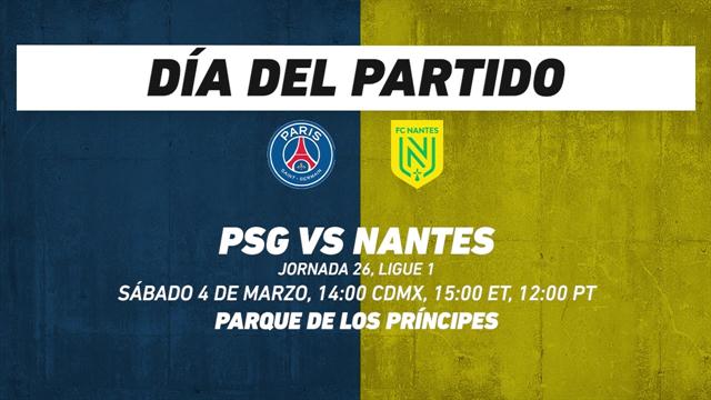 PSG vs Nantes, frente a frente: Ligue 1