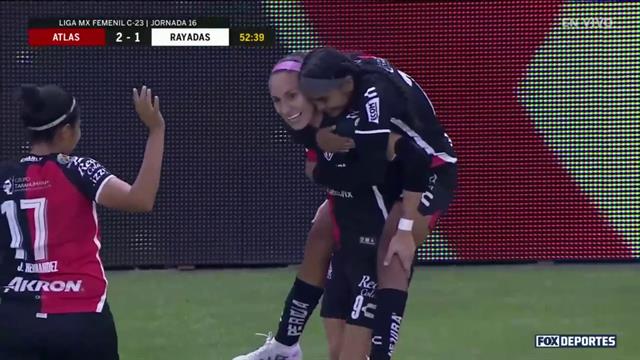 Gol, Atlas 2-1 Rayadas: Liga MX Femenil