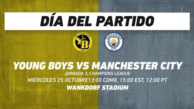 Young Boys vs Manchester City, frente a frente: Champions League