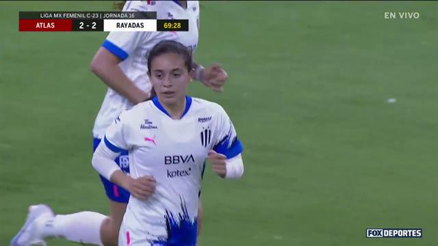 Gol, Atlas 2-2 Rayadas: Liga MX Femenil