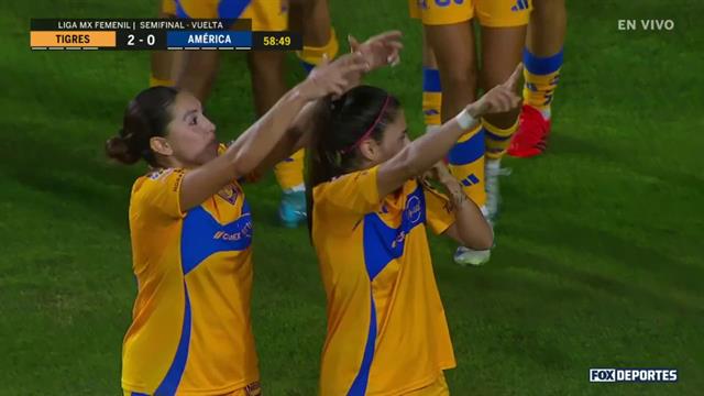 Gol, Tigres 2-0 América: Liga MX Femenil