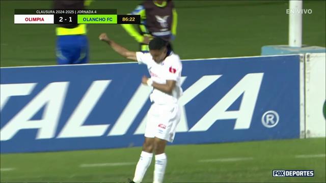 Gol, Olimpia 2-1 Olancho: Liga de Honduras