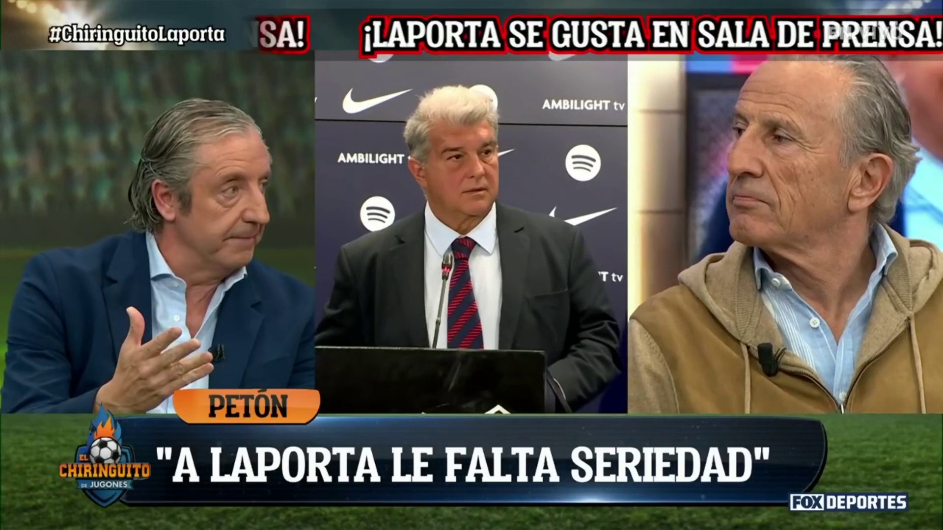 Joan Laporta y su discurso contra la oposición en Barcelona, ¿fue lo correcto?: El Chiringuito