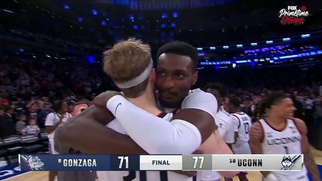 Resumen, Gonzaga 71-77 UCONN: College Basketball