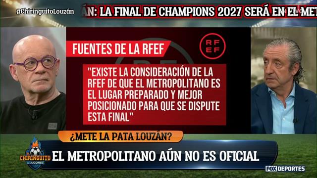 ¿La declaración de Louzán abre la puerta a la especulación?: El Chiringuito