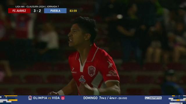 Gol, FC Juárez 4-2 Puebla: Liga MX