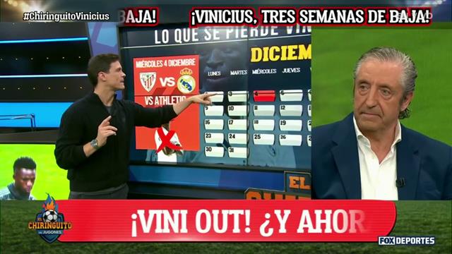 Real Madrid y su calendario sin Vinícius, ¿cuándo volverá el brasileño?: El Chiringuito