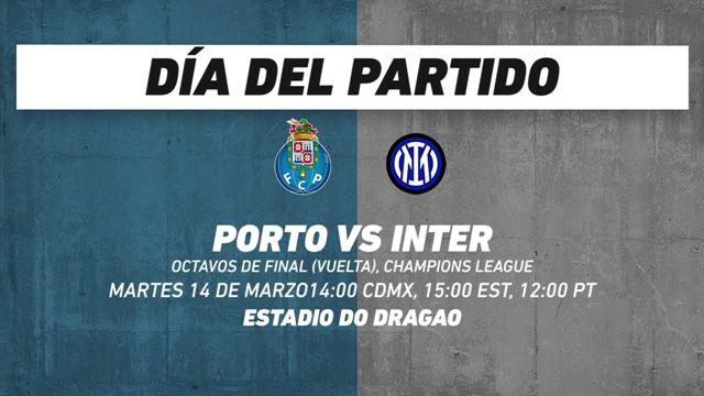 Porto vs Inter, frente a frente: Champions League