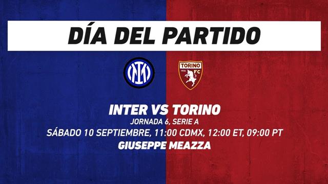 Inter vs Torino, frente a frente: Serie A