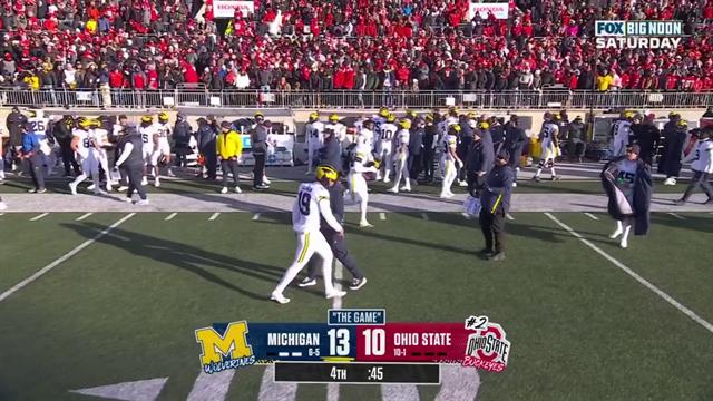 FG, Michigan 13-10 Ohio St: College Football