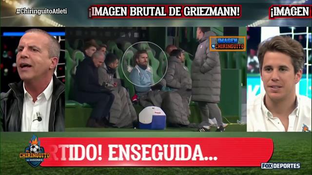 Impactante reacción de Griezmann: El Chiringuito