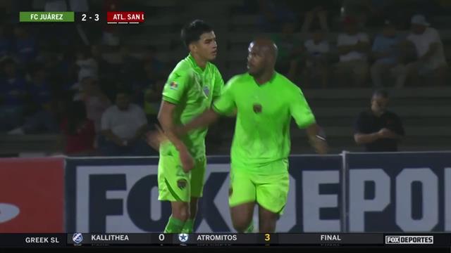 Gol, FC Juárez 2-3 San Luis: Liga MX