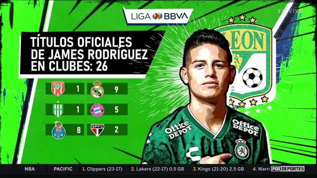 James Rodríguez aterriza en la Liga MX con el Club León: El Entretiempo