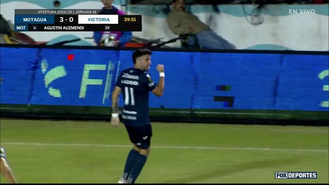 Gol, Motagua 3-0 Victoria : Liga de Honduras