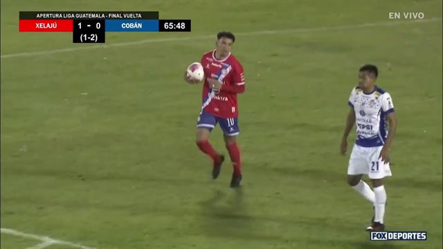 Gol, Xelajú MC 1-0 Cobán Imperial: Liga de Guatemala