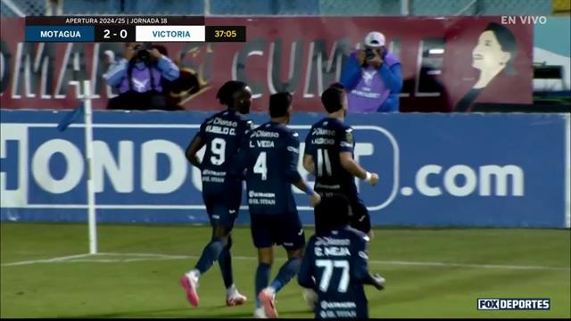 Gol, Motagua 2-0 Victoria : Liga de Honduras