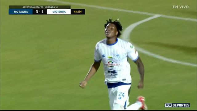 Gol, Motagua 3-1 Victoria : Liga de Honduras