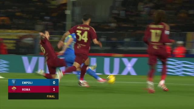 Resumen, Empoli 0-1 Roma: Serie A