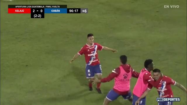 Gol, Xelajú MC 2-0 Cobán Imperial: Liga de Guatemala