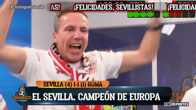 Así se vivió el campeonato del Sevilla: El Chiringuito