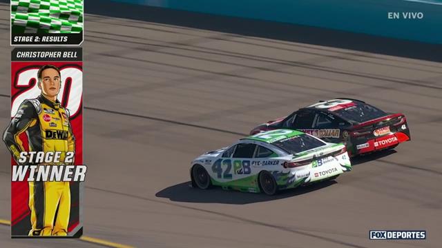 Christopher Bell se lleva la segunda etapa en Phoenix Raceway: NASCAR