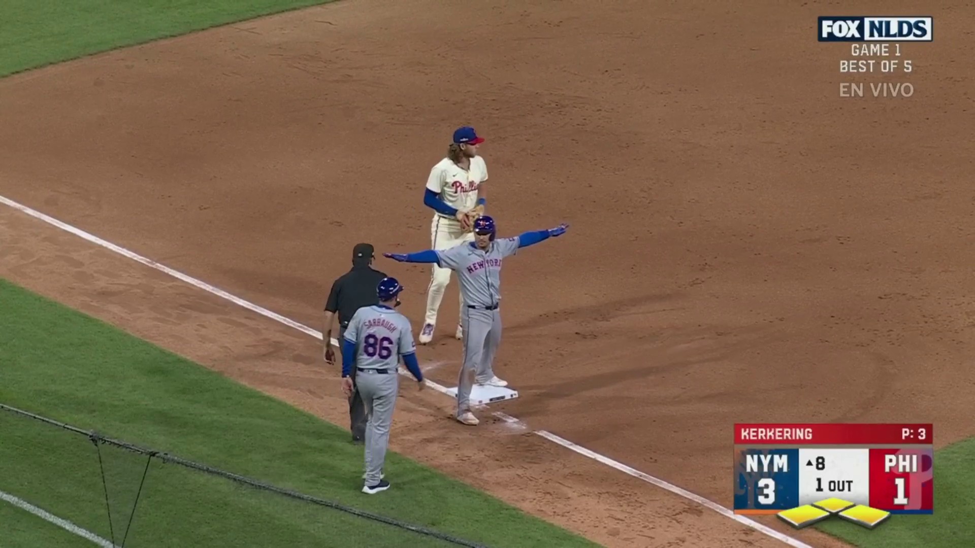 Carrera, Mets 5-1 Phillies: MLB