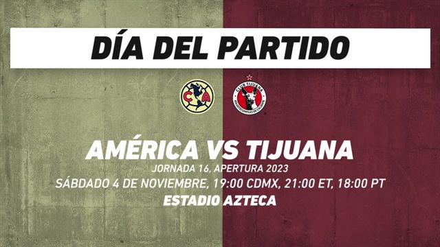 América vs Tijuana, frente a frente: Liga MX