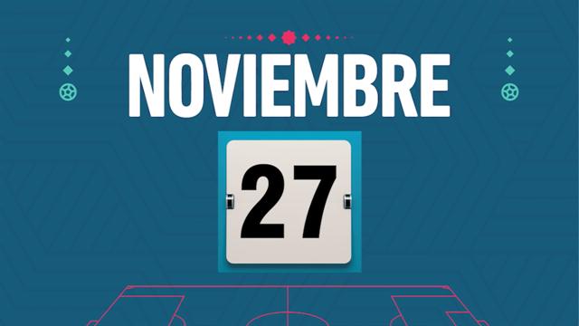 Noviembre 27, calendario de juegos: Catar