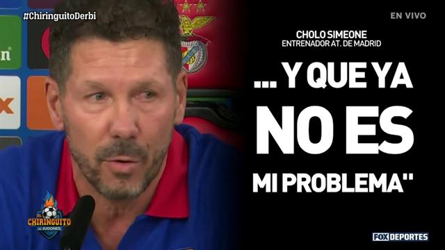 Simeone no cambia su postura sobre Thibaut Courtois en el Atlético vs. Real Madrid: El Chiringuito