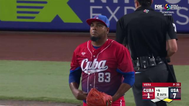Carrera, Cuba 1-7 USA: Clásico Mundial de Béisbol