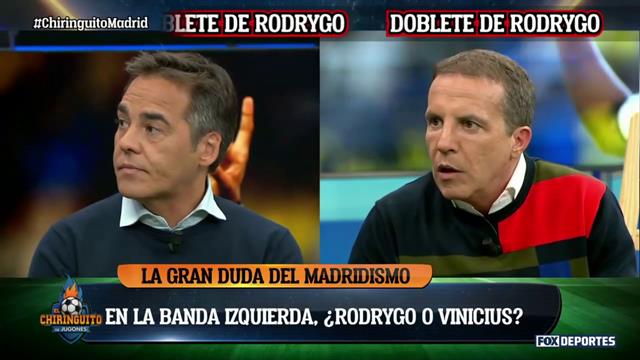 ¿Quién debe jugar en la banda izquierda, Rodrygo o Vinicius?: El Chiringuito